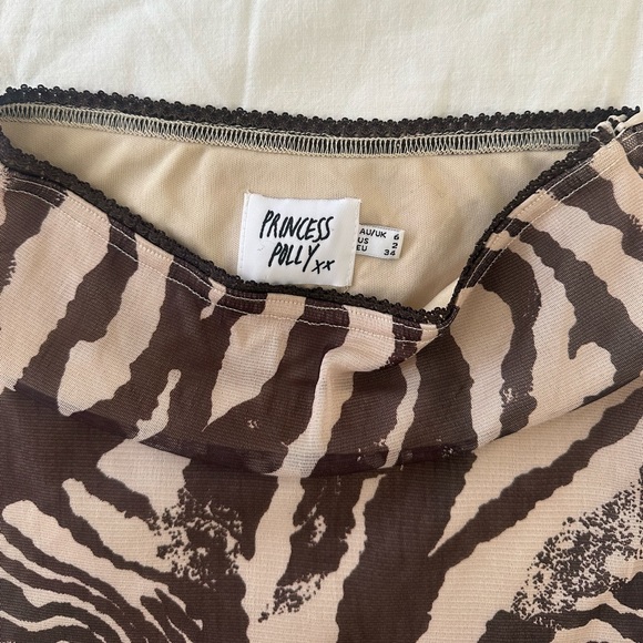 Princess Polly Soul Sister Zebra Skirt - Picture 2 of 6